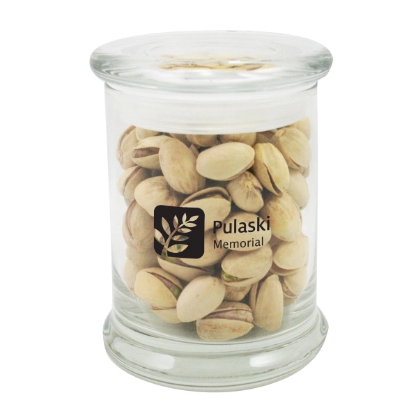 5.2 oz. Pistachios in Glass Status Jar