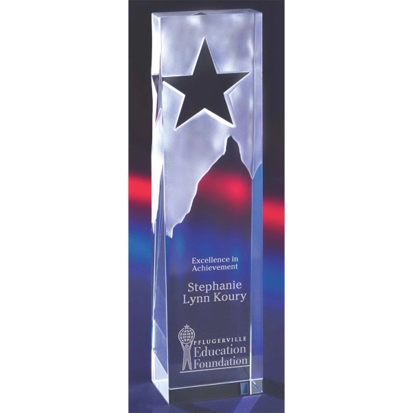 Optical Crystal Star Tower Award