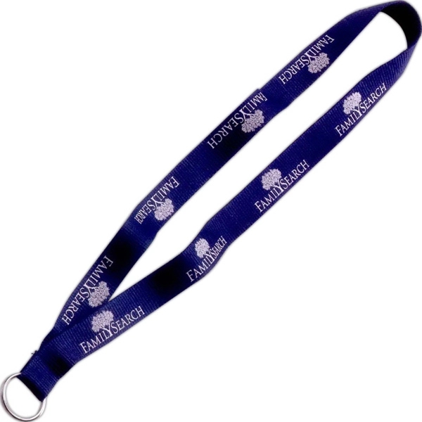 3/4" Imported Polyester Lanyard with Split Ring