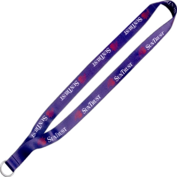3/4" Imported Dye-Sublimated Lanyard with Split Ring