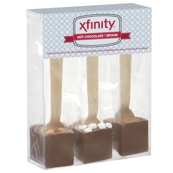 Hot Chocolate on a Spoon Gift Set - 3 Pack (Gourmet Flavors)