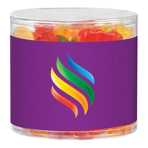 Clear Snack Container With Gummy Bears