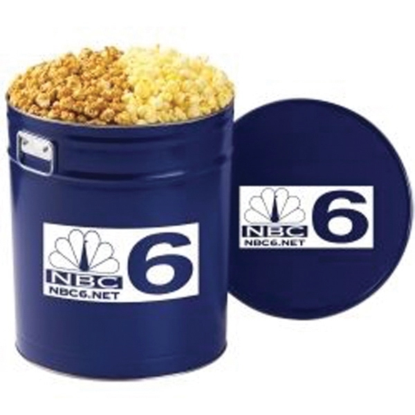 2 Way Popcorn Tin / 6.5 Gallon