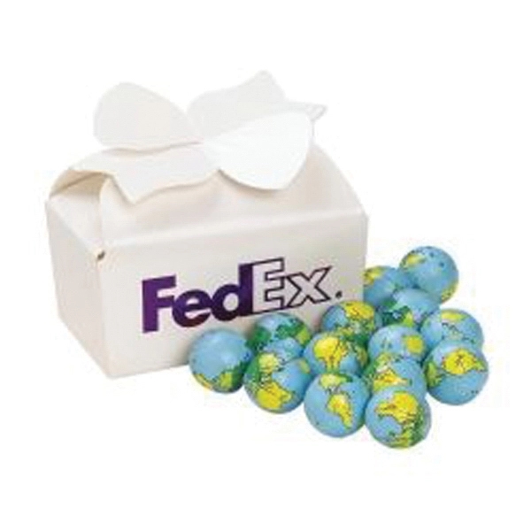 Large Bow Gift Box / Chocolate Earth Balls