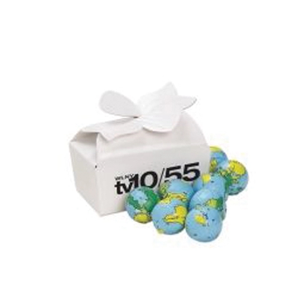 Small Bow Gift Box / Chocolate Earth Balls