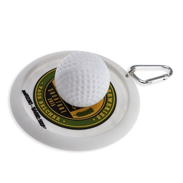 PVC Golf Putt Target & Bag Tag