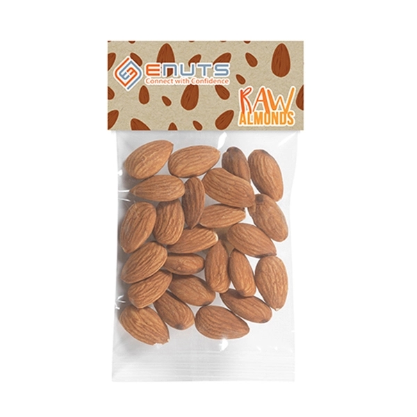 Raw Almonds in Header Bag (1 Oz.)