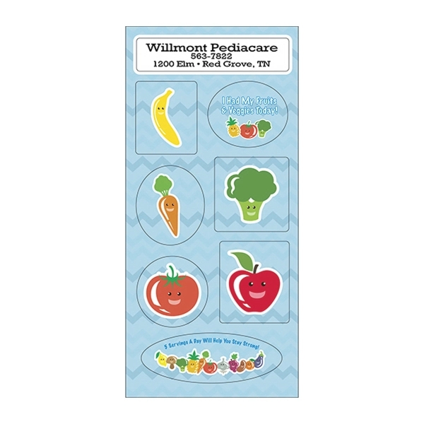 Fruit & Veggies Sticker Sheet