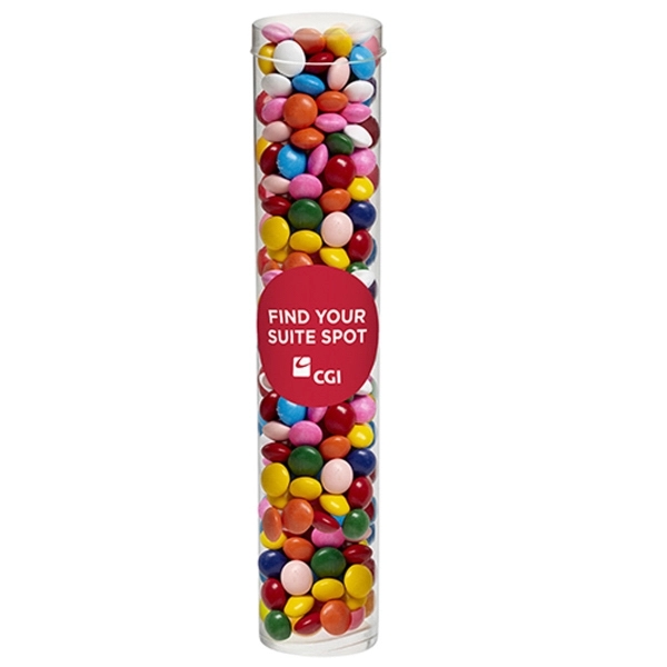 Large Tube with Clear Cap / Chocolate Buttons