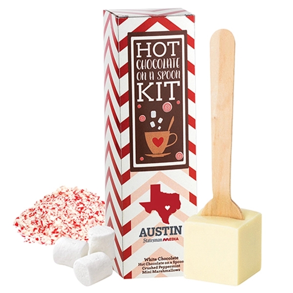 Hot Chocolate On A Spoon Kit - White Chocolate