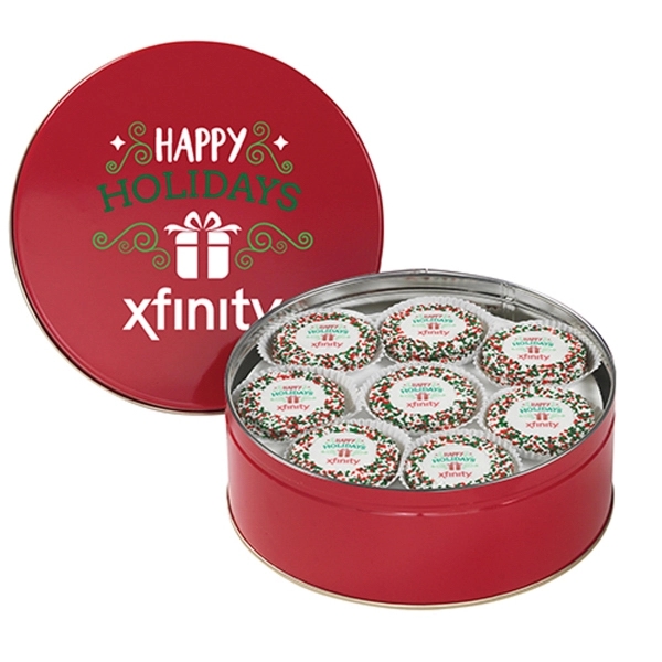 Printed Chocolate Covered Oreo® Tin with 13 Cookies