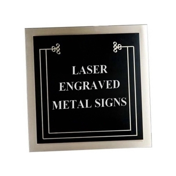 Engraved METAL Sign