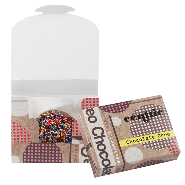 Chocolate Covered Oreo® Box With Rainbow Sprinkles