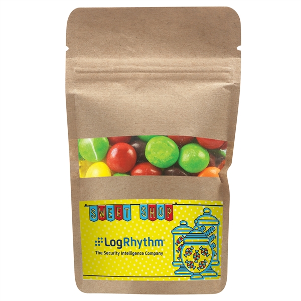 Resealable Kraft Window Pouch With Skittles®