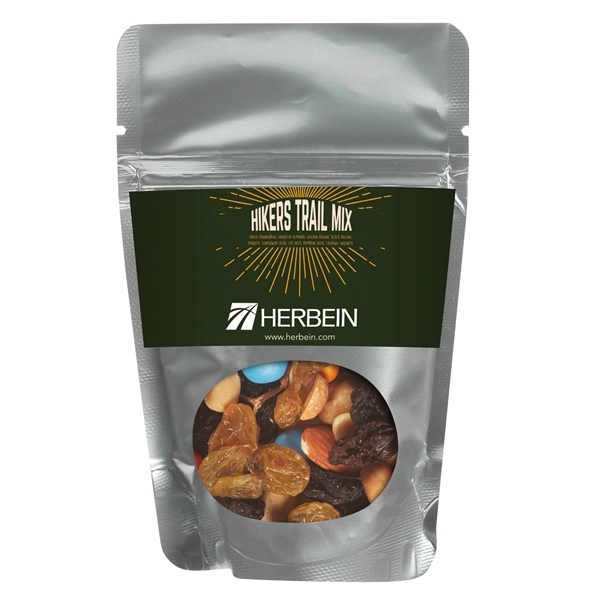 Resealable Window Pouch With Hiker's Trail Mix