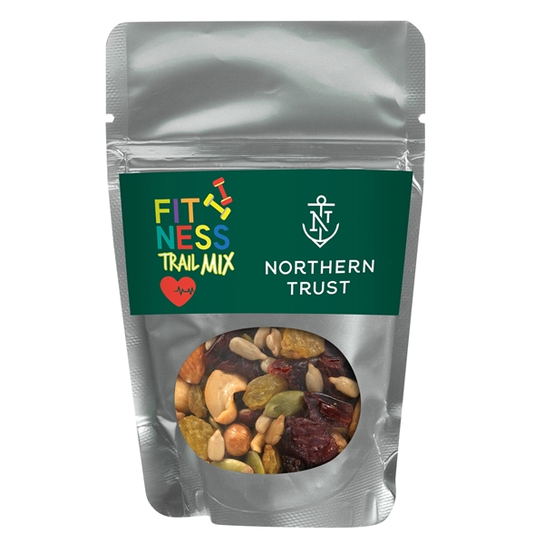 Resealable Window Pouch With Fitness Trail Mix