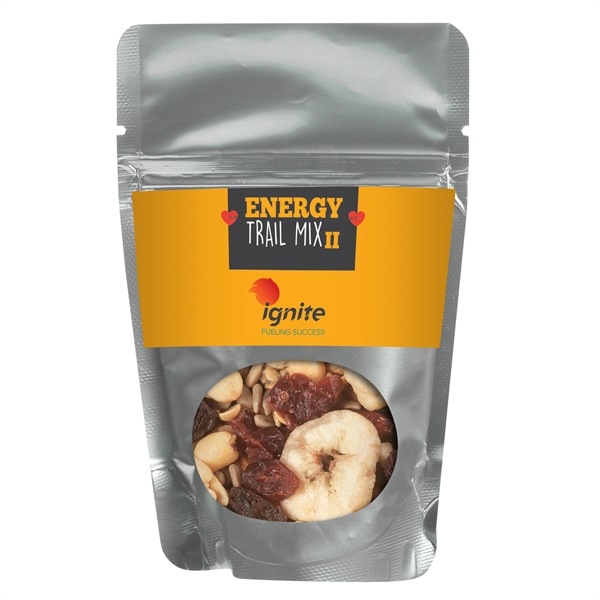 Resealable Pouch With Energy Trail Mix/No Chocolate