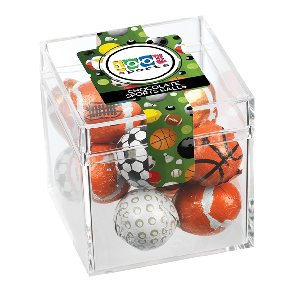 Signature Cube Collection - Chocolate Sport Balls - Assorted