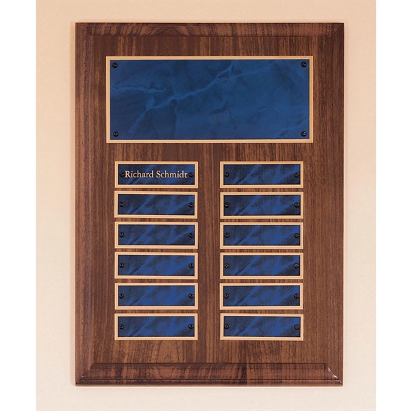 Perpetual Plaque with Sapphire Marble Finish
