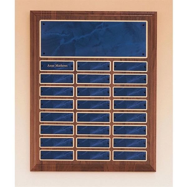 Perpetual Plaque with 24 Individual Pates