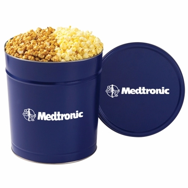 2 Way Popcorn Tin / 3.5 Gallon
