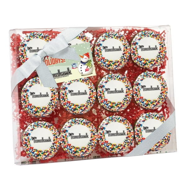 Elegant Chocolate Covered Oreo® Gift Box / 12 Pack