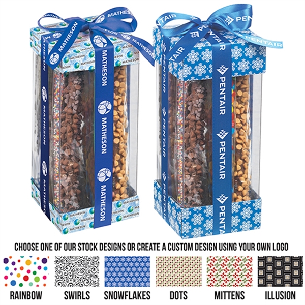 Executive Treat Containers with Pretzel Rods