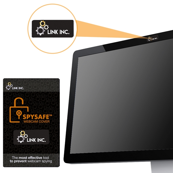 SpySafe Webcam Cover with Custom Backer Card