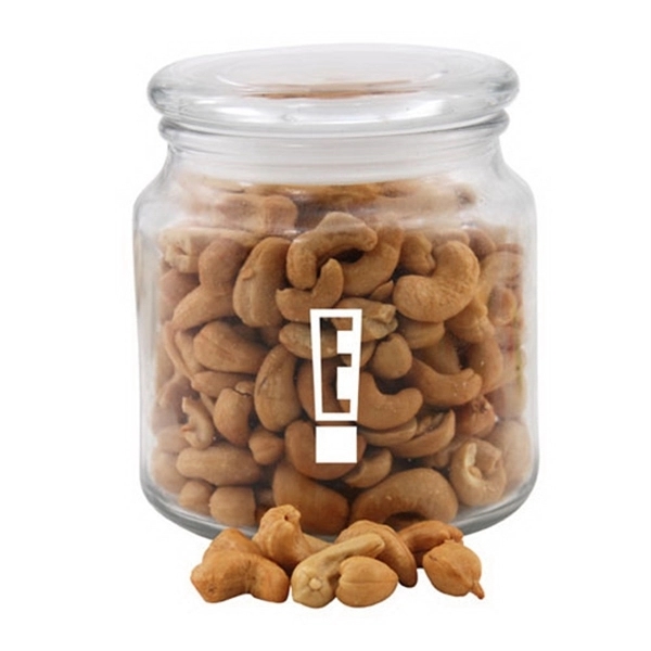 Cashews in a Glass Jar with Lid