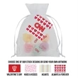 Conversation Heart Organza Bag Small