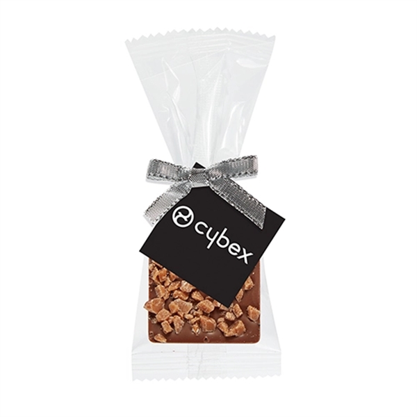 Bite Size Chocolate Square Gift Bag - Crushed Toffee