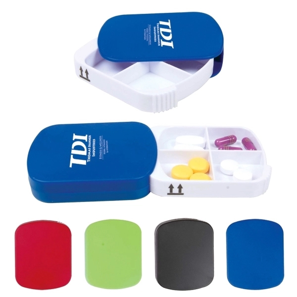 4-Compartment Pill Case