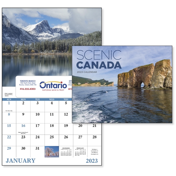 Window Scenic Canada 2023 Appointment Calendar