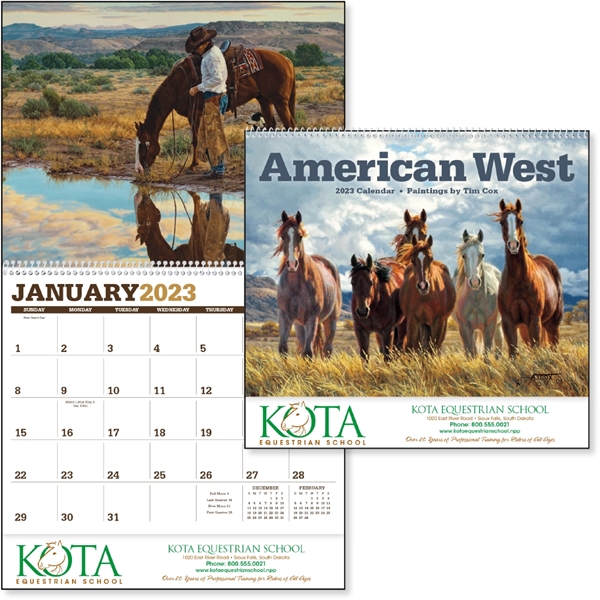 American West 2023 Calendar
