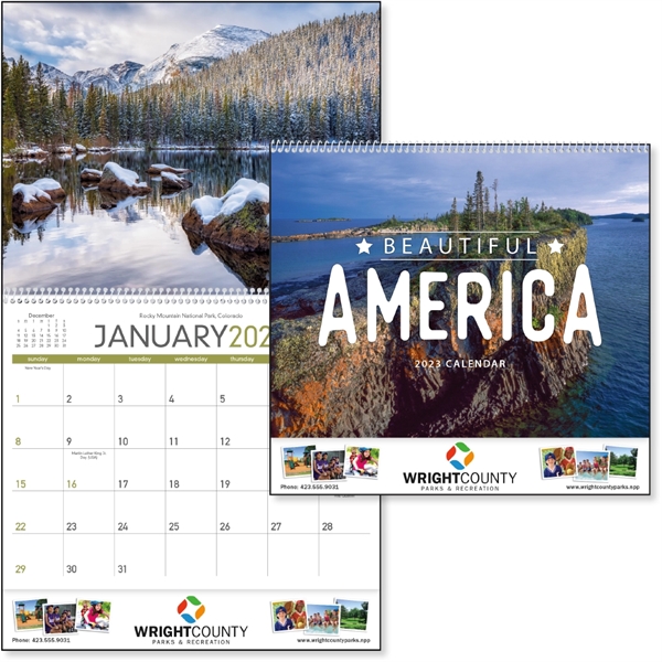 Beautiful America 2023 Calendar