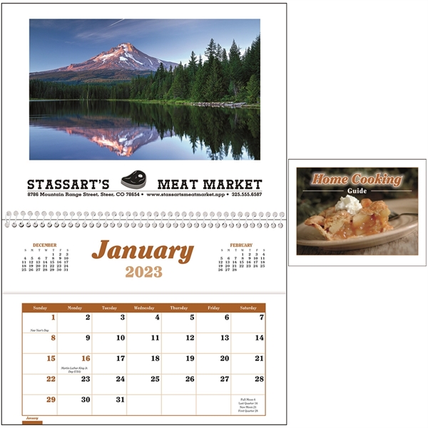 Home Cooking Guide Pocket 2023 Calendar
