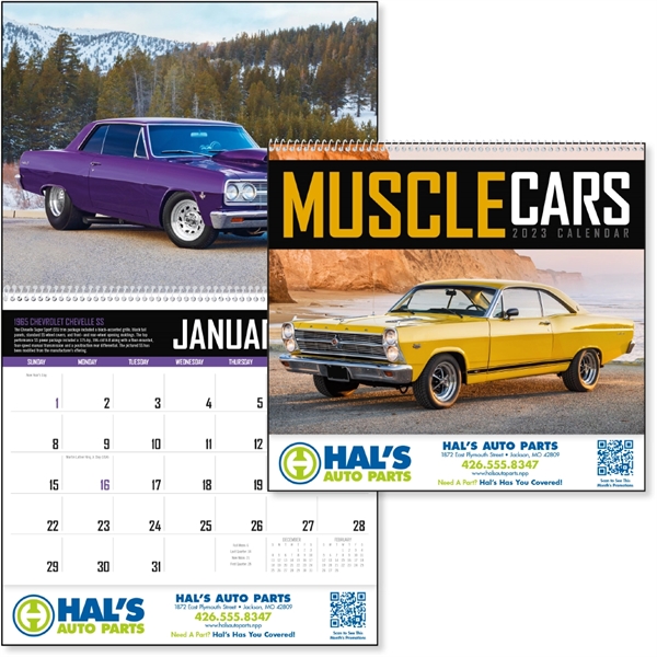 Muscle Cars 2023 Calendar