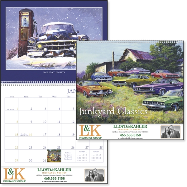 Junkyard Classics by Dale Klee 2023 Calendar