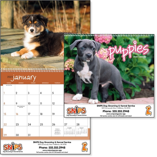 Puppies 2023 Calendar