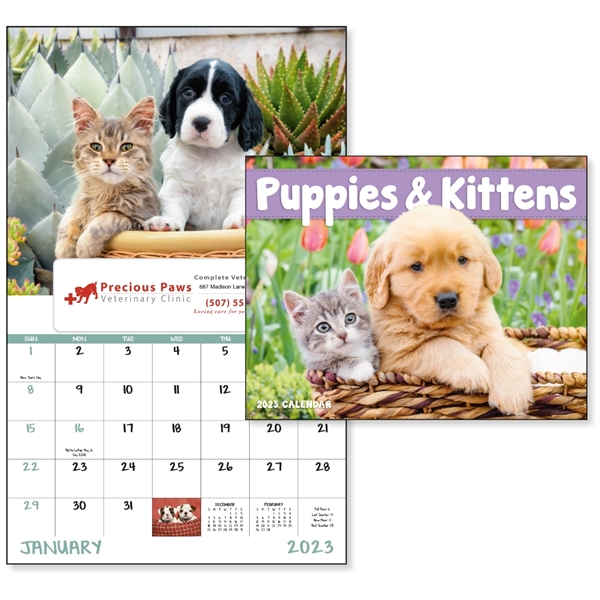Puppies & Kittens 2023 Window Calendar