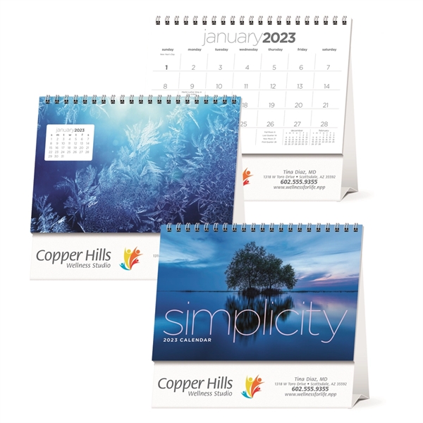 Simplicity Large Desk 2023 Calendar