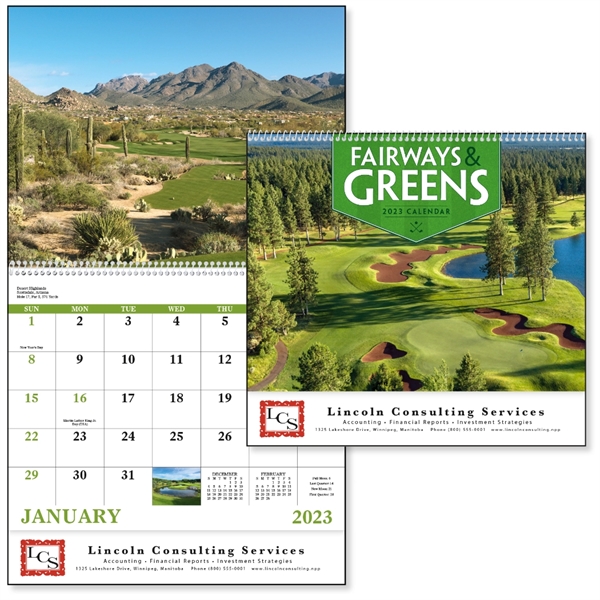 Spiral Fairways & Greens Lifestyle 2023 Appointment Calendar