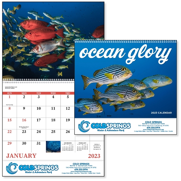 Spiral Ocean Glory Lifestyle 2023 Appointment Calendar