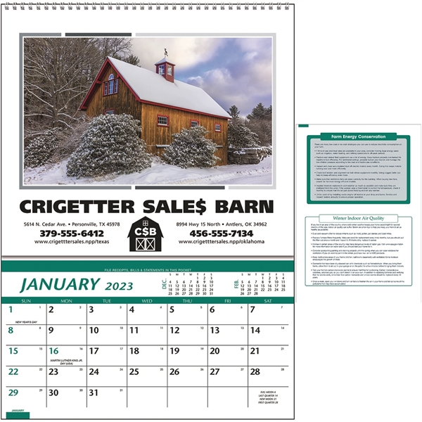 Farm Pocket 2023 Calendar