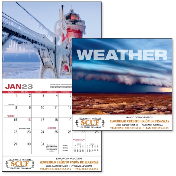 Weather Almanac Appointment Calendar