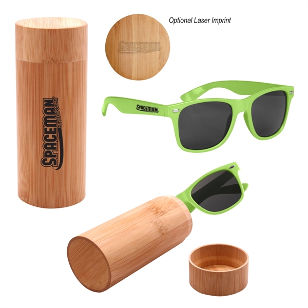 Malibu Sunglasses With Bamboo Case