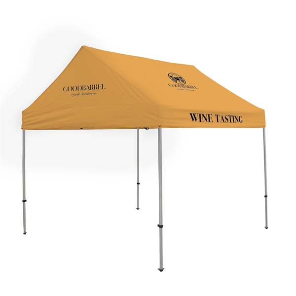 10' Gable Tent Kit (Full-Color Imprint, 3 Locations)