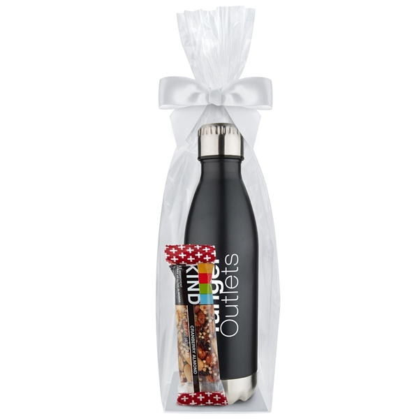 17 oz. Water Bottle With Kind® Cranberry Almond Bar Gift Set