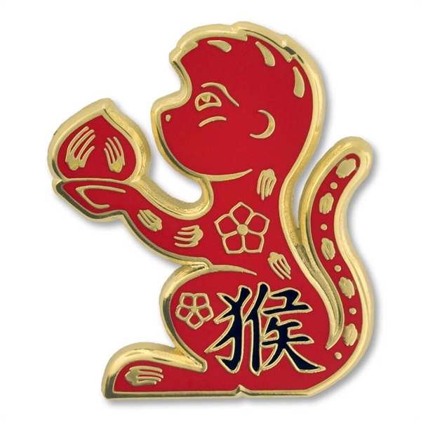 Chinese Zodiac Pin - Year of the Monkey
