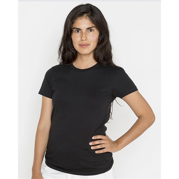 Los Angeles Apparel USA-Made Women's Fine Jersey T-Shirt
